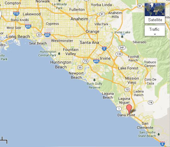 Map Of Orange County Ca Balloons And Party Decorations